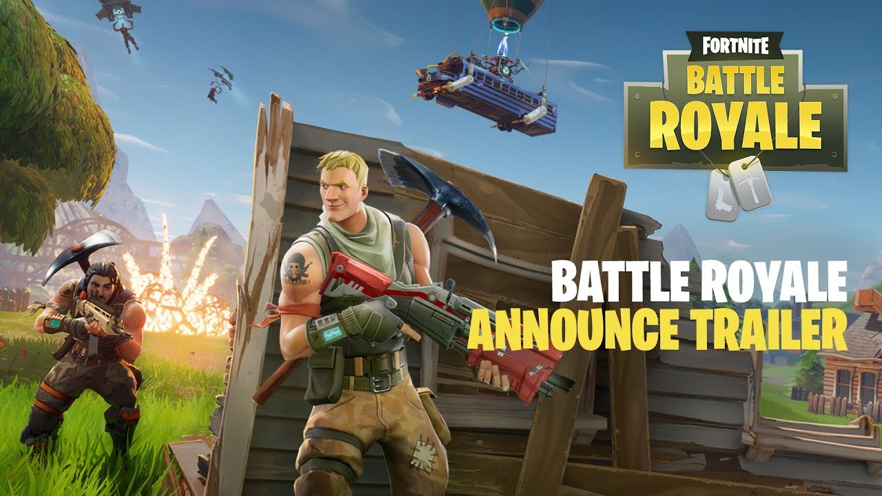 First Opening Screen for Fortnite